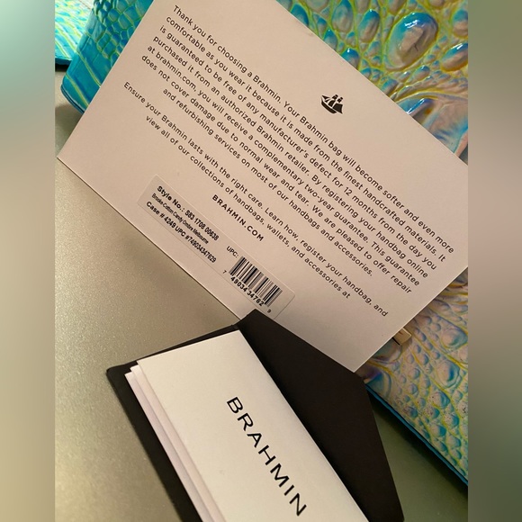 ๐ BRAHMIN | COTTON CANDY | BROOKE TOTE & POUCH - Picture 5 of 5